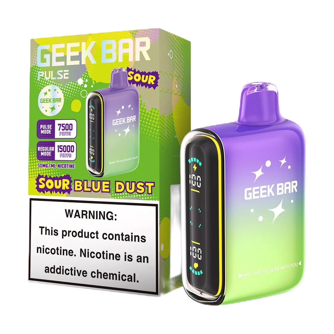 Geek Bar Pulse Nicotine Vape / Sour Blue Dust